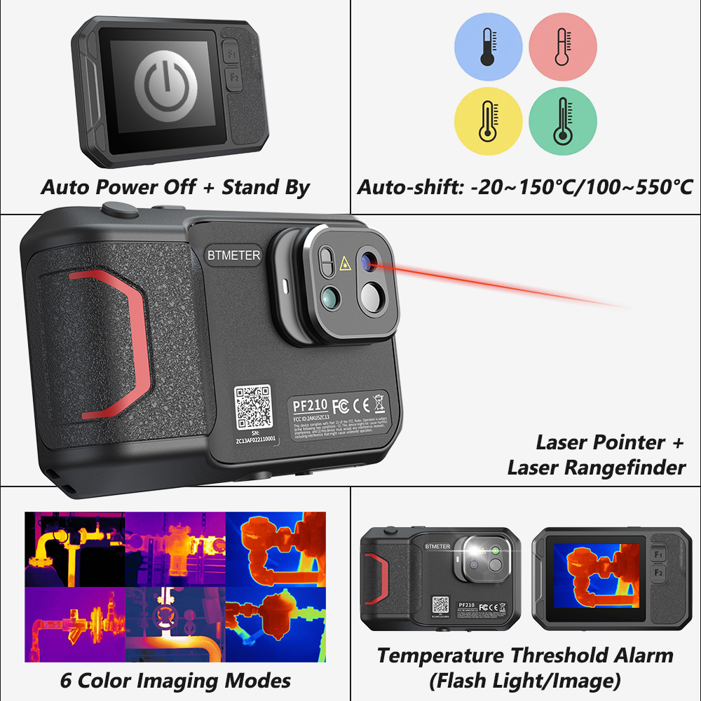 Thermal Imaging Camera 256X192 - Termocamera Portatile 256x192 -20°C ℃ ~550