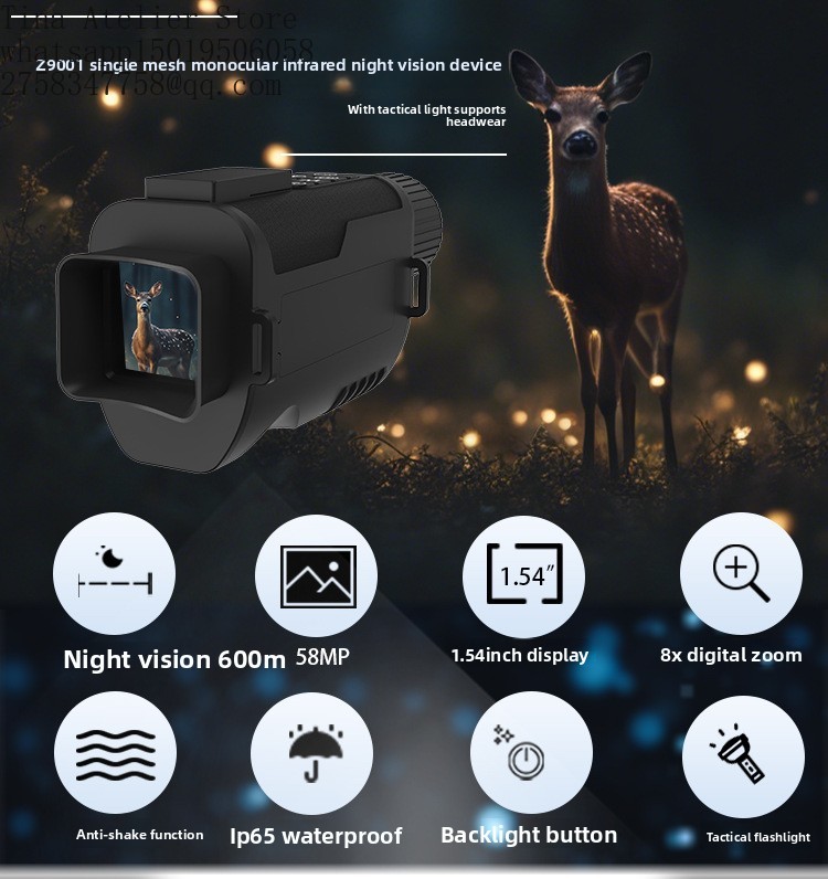 Z9001 Cannocchiale Termico Mon - Thermal Scope Night Vision Monocular recensione e prezzo